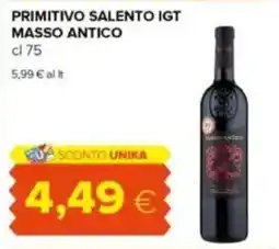 Tigre Primitivo salento igt masso antico offerta