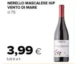 Tigre Nerello mascalese igp vento di mare offerta