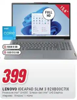 Trony LENOVO IDEAPAD SLIM 3 82XB00C7IX offerta