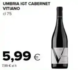 Tigre Umbria igt cabernet vitiano offerta
