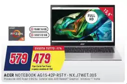 Trony ACER NOTEBOOK AG15-42P-R5TY - NX.J7WET.005 offerta