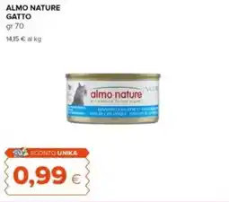 Tigre Almo nature gatto offerta