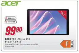 Trony ACER TAB ICONIA A10 A10-31P-A2H1 offerta