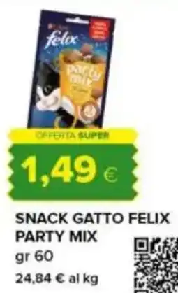 Tigre Snack gatto felix party mix offerta
