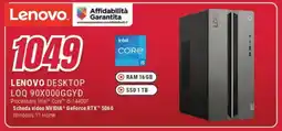 Trony LENOVO DESKTOP LOQ 90X000GGYD offerta
