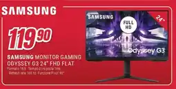 Trony SAMSUNG MONITOR GAMING ODYSSEY G3 24" FHD FLAT offerta