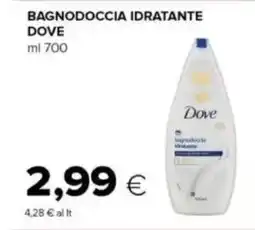 Tigre Bagnodoccia idratante DOVE offerta