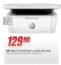 Trony HP MULTIFUNZIONE LASER M140W offerta