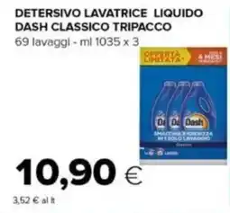 Tigre Detersivo lavatrice liquido dash classico tripacco offerta