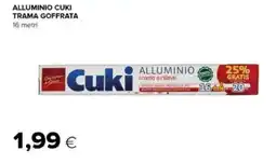 Tigre Alluminio cuki trama goffrata offerta