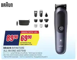 Trony BRAUN RIFINITORE ALL-IN-ONE A107540 offerta