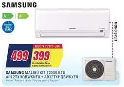Trony SAMSUNG MALIBU KIT 12000 BTU AR12TXHQBWKNEU + AR12TXHQBWKXEU offerta
