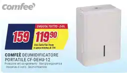 Trony COMFEÈ DEUMIDIFICATORE PORTATILE CF-DEHU-12 offerta