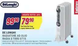 Trony DE LONGHI RADIATORE AD OLIO RADIA S TRRS 0715 offerta