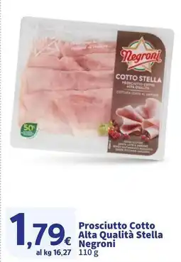 Sigma Prosciutto Cotto Alta Qualità Stella Negroni offerta