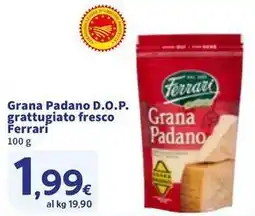 Sigma Grana Padano D.O.P. grattugiato fresco Ferrari offerta