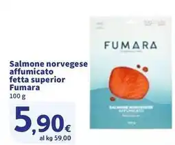 Sigma Salmone norvegese affumicato fetta superior Fumara offerta