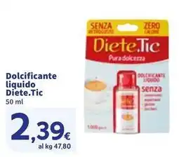 Sigma Dolcificante liquido Diete.Tic offerta
