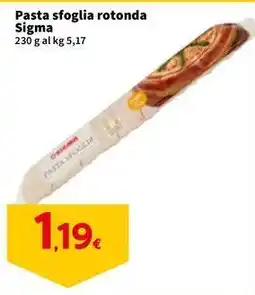 Sigma Pasta sfoglia rotonda Sigma offerta