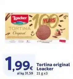 Sigma Tortina original Loacker offerta
