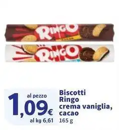 Sigma Biscotti Ringo crema vaniglia, cacao offerta