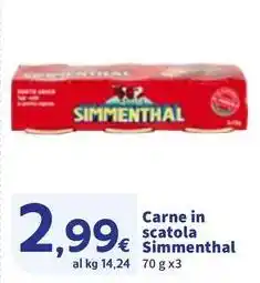 Sigma Carne in scatola € Simmenthal offerta
