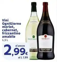 Sigma Vini OgniGiorno merlot, cabernet, frizzantino amabile offerta