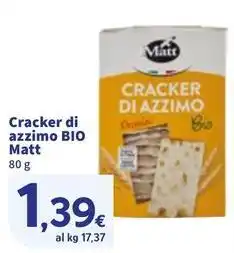 Sigma Cracker di azzimo BIO Matt offerta