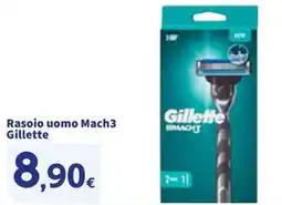 Sigma Rasoio uomo Mach3 Gillette offerta