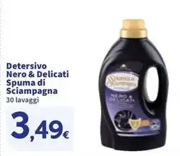 Sigma Detersivo Nero & Delicati Spuma di Sciampagna offerta