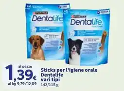 Sigma Sticks per l'igiene orale Dentalife offerta