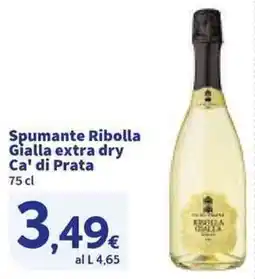 Sigma Spumante Ribolla Gialla extra dry Ca' di Prata offerta