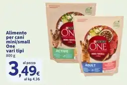 Sigma Alimento per cani mini/small One offerta