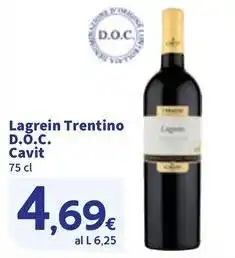 Sigma Lagrein Trentino D.O.C. Cavit offerta