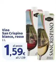 Sigma Vino San Crispino bianco, rosso offerta