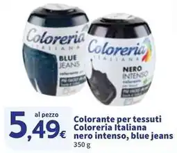 Sigma Colorante per tessuti Coloreria Italiana nero intenso, blue jeans offerta