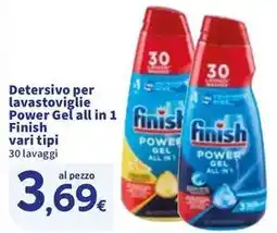 Sigma Detersivo per lavastoviglie Power Gel all in 1 Finish offerta