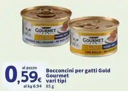 Sigma Bocconcini per gatti Gold Gourmet offerta