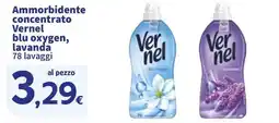 Sigma Ammorbidente concentrato Vernel blu oxygen, lavanda offerta