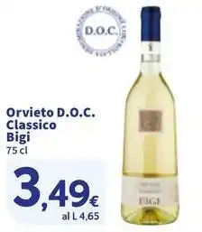 Sigma Orvieto D.O.C. Classico Bigi offerta