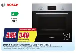 Trony BOSCH FORNO MULTIFUNZIONE HBF113BRIS offerta