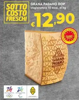 Bennet Grana padano dop stagionatura 10 mesi offerta