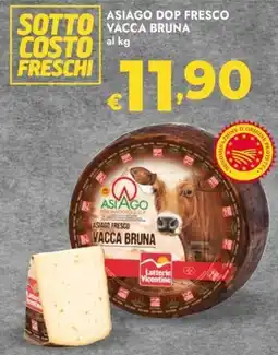 Bennet Asiago dop fresco vacca bruna offerta