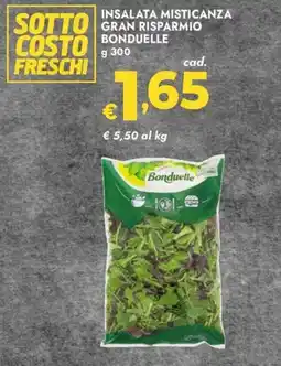 Bennet Insalata misticanza gran risparmio BONDUELLE offerta