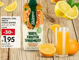 Bennet Spremuta 100% frutta ZUEGG SKIPPER offerta