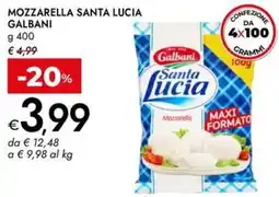 Bennet Mozzarella santa lucia GALBANI offerta