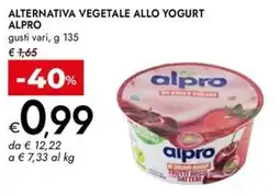 Bennet Alternativa vegetale allo yogurt ALPRO offerta