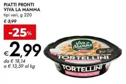 Bennet Piatti pronti VIVA LA MAMMA offerta