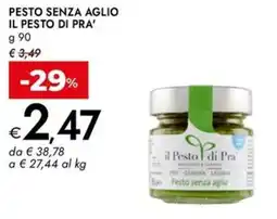 Bennet Pesto senza aglio IL PESTO DI PRA' offerta