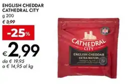 Bennet English cheddar CATHEDRAL CITY offerta